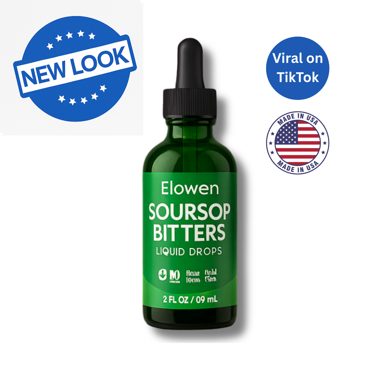 Elowen Soursop Bitters Liquid Drops 10 in 1