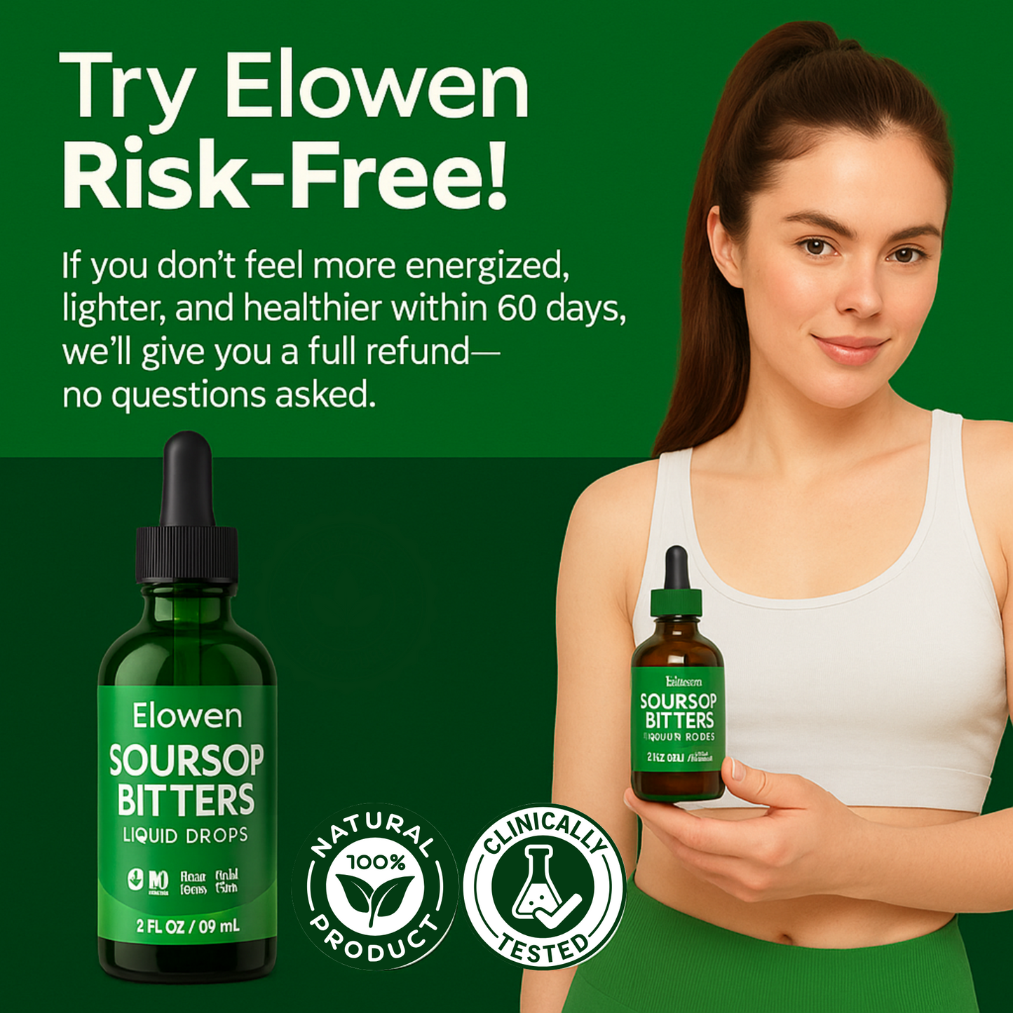 Elowen Soursop Bitters Liquid Drops 10 in 1
