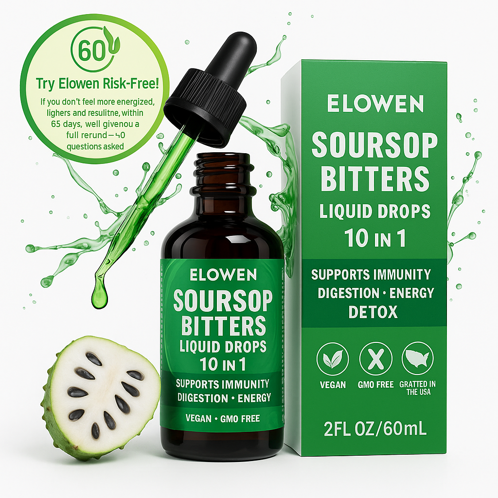 Elowen Soursop Bitters Liquid Drops 10 in 1